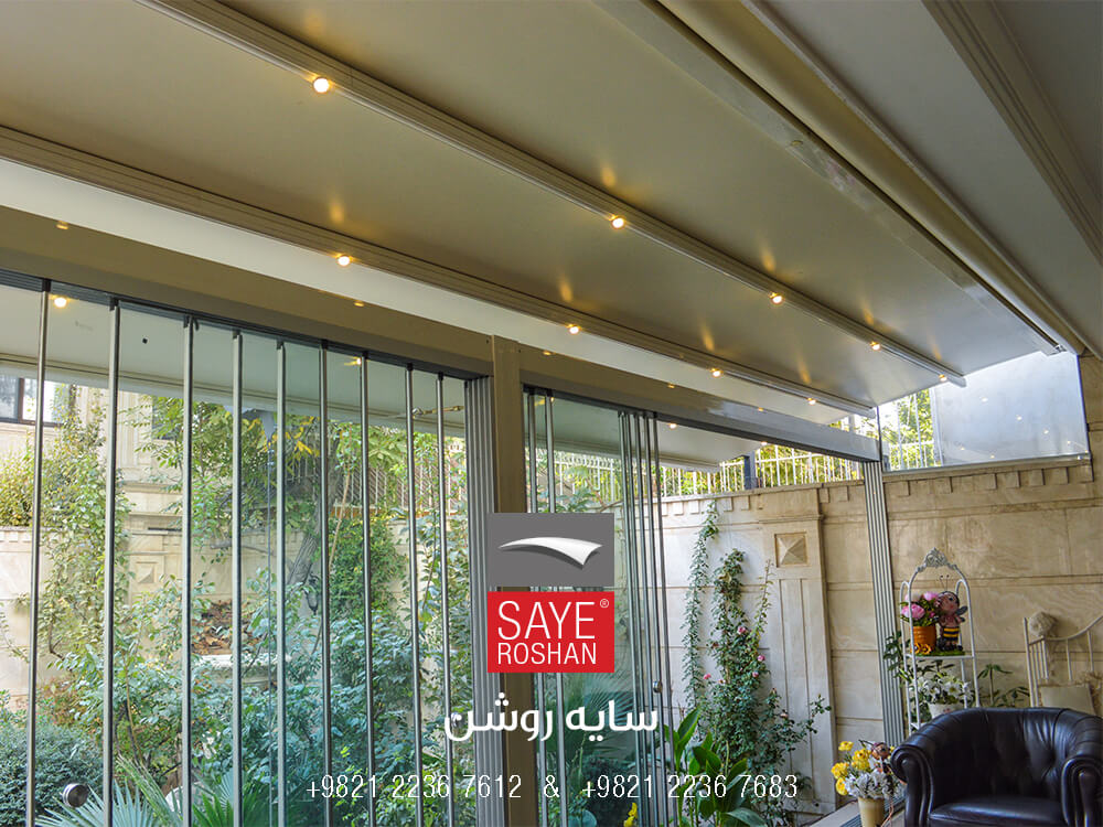 Retractable Electric Awning Residential Villa (2)
