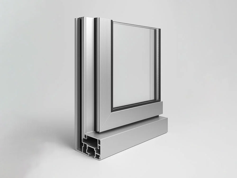 سازه آلومینیومی پنجره گیوتینی