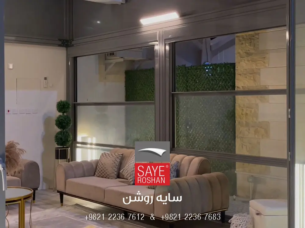 پنجره برقی سایه روشن