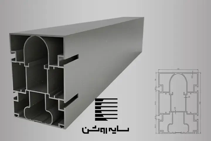 ریل آلومینیومی سقف متحرک برقی