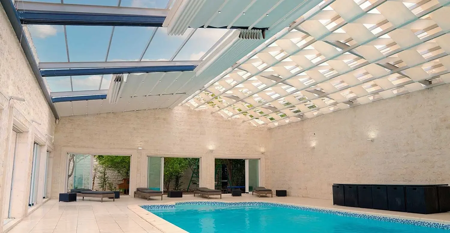 سقف-متحرک-پارچه-ای-استخر