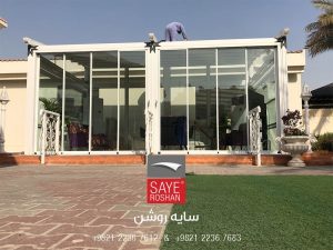 شیشه-متحرک-ویلای-مسکونی-العیده